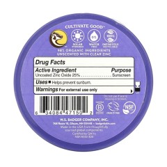 Badger Company, Adventure Sport, минеральное солнцезащитное средство с прозрачным цинком, SPF 50, без запаха, 68 г (2,4 унции)